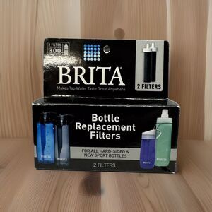 Sealed Brita Bottle Replacement Filters, 2 pack Fits all Hard Sided & New Sport